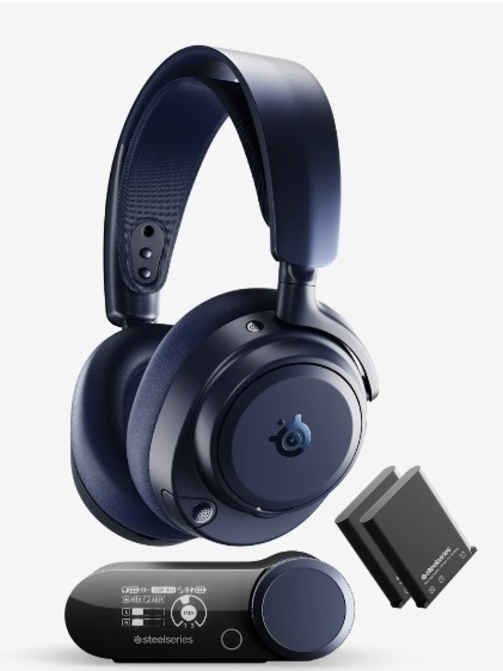 NIB SteelSeries Arctis Nova Pro Omni - Over-Ear Wireless Headphones - Navy Blue